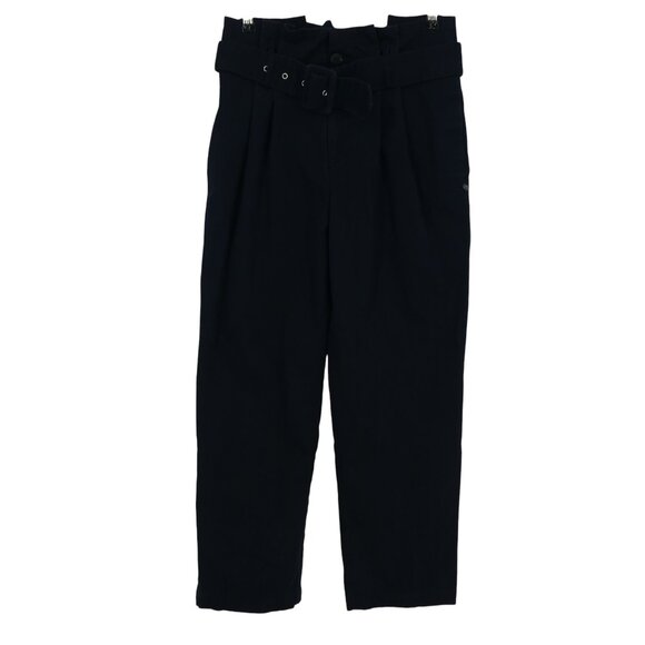 Scotch & Soda L'amour Toujours Blue Pleated Paperbag Waist Trousers Pants - Picture 1 of 5